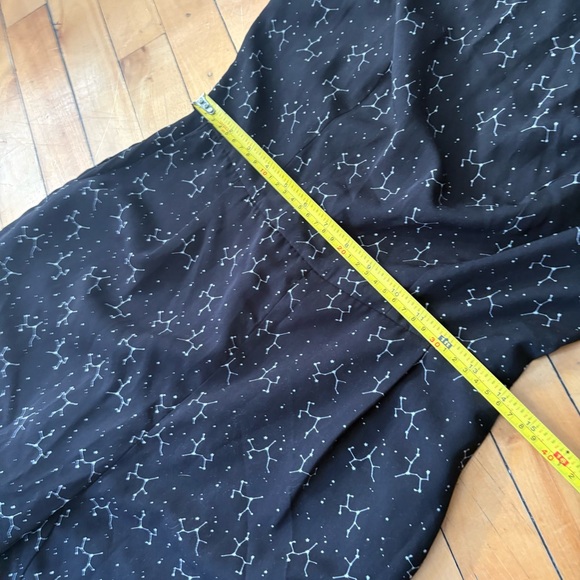 Birds Of North America Sz 8 Needletail Black Astrology Star Galaxy Jumpsuit - Picture 8 of 13